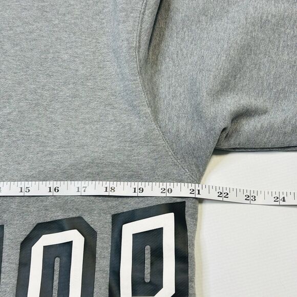 Nike Air Jordan Sport DNA Pullover Hoodie Grey Black DV7724-091 Mens Size Medium - Picture 7 of 8